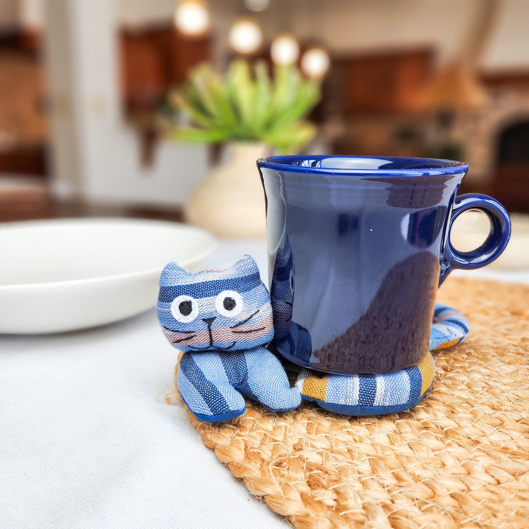 Spiced Cat Trivet - Fair Trade