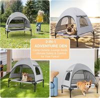 Outdoor Dog Cot and Shade Canopy