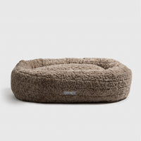 Mocha Cloud Donut Dog Bed by Jax & Bones