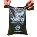 compostable plant-based dog poop bags + bamboo dispenser by rōmng