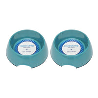 Eco-friendly Dog Bowl Set - Teal Blue