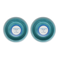 Eco-friendly Dog Bowl Set - Teal Blue