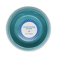 Eco-friendly Dog Bowl Set - Teal Blue