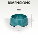 Eco-friendly Dog Bowl Set - Teal Blue