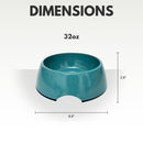 Eco-friendly Dog Bowl Set - Teal Blue