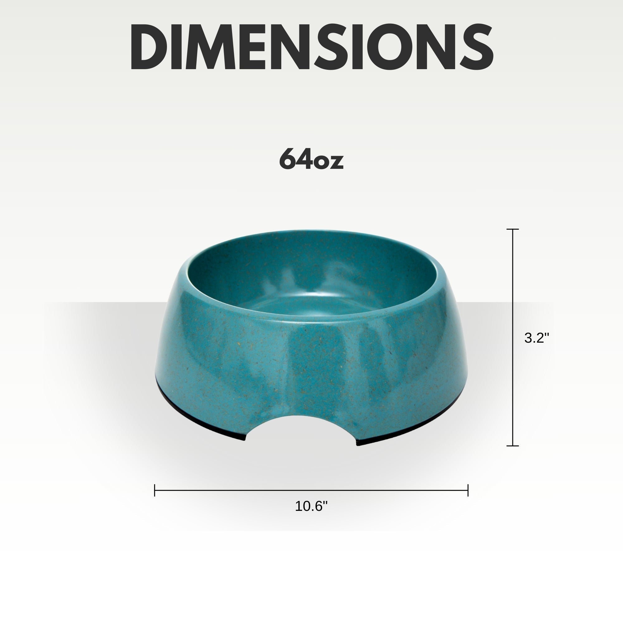 Eco-friendly Dog Bowl Set - Teal Blue