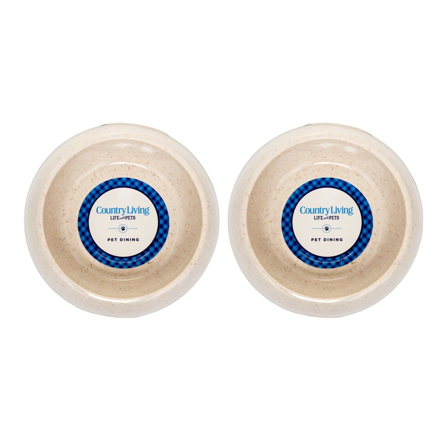 Eco-friendly Dog Bowl Set - White Swan