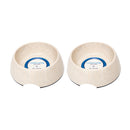 Eco-friendly Dog Bowl Set - White Swan
