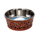 Farmhouse Dog Bowl Set in Stainless Steel