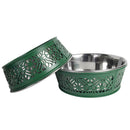 Farmhouse Dog Bowl Set in Stainless Steel