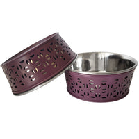 Farmhouse Dog Bowl Set in Stainless Steel