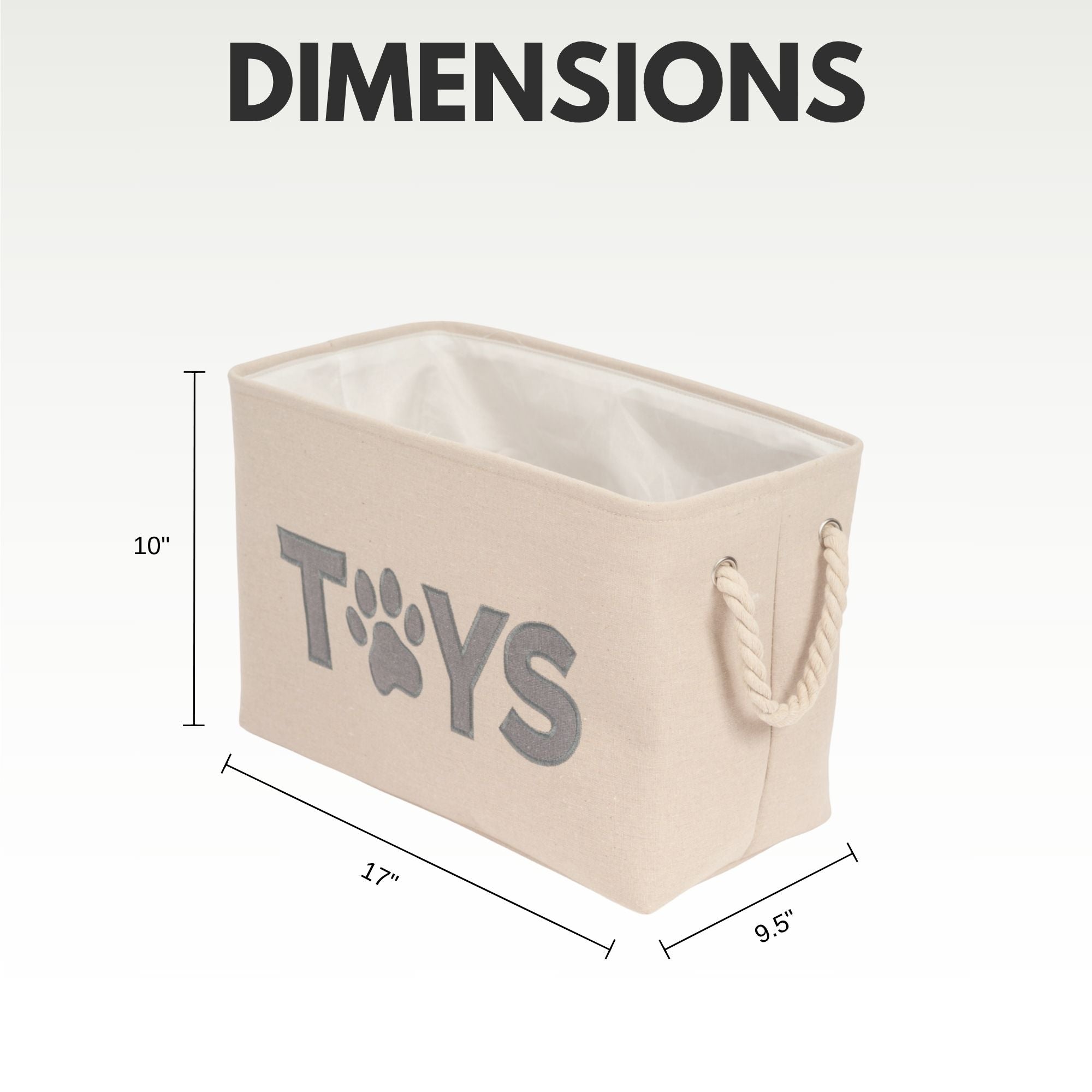 Fabric Pet Storage Bin