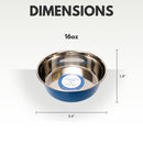 Heavy Gauge Stainless Steel Dog Bowl Set