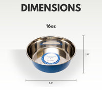 Heavy Gauge Stainless Steel Dog Bowl Set