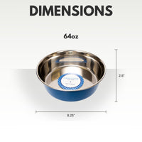 Heavy Gauge Stainless Steel Dog Bowl Set