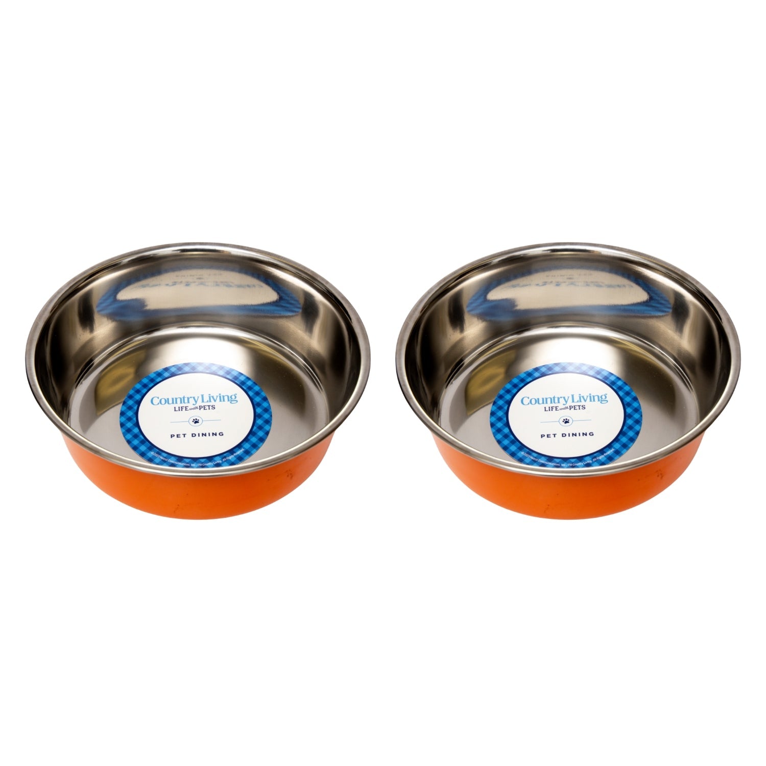 Heavy Gauge Stainless Steel Dog Bowl Set