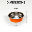 Heavy Gauge Stainless Steel Dog Bowl Set