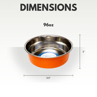 Heavy Gauge Stainless Steel Dog Bowl Set