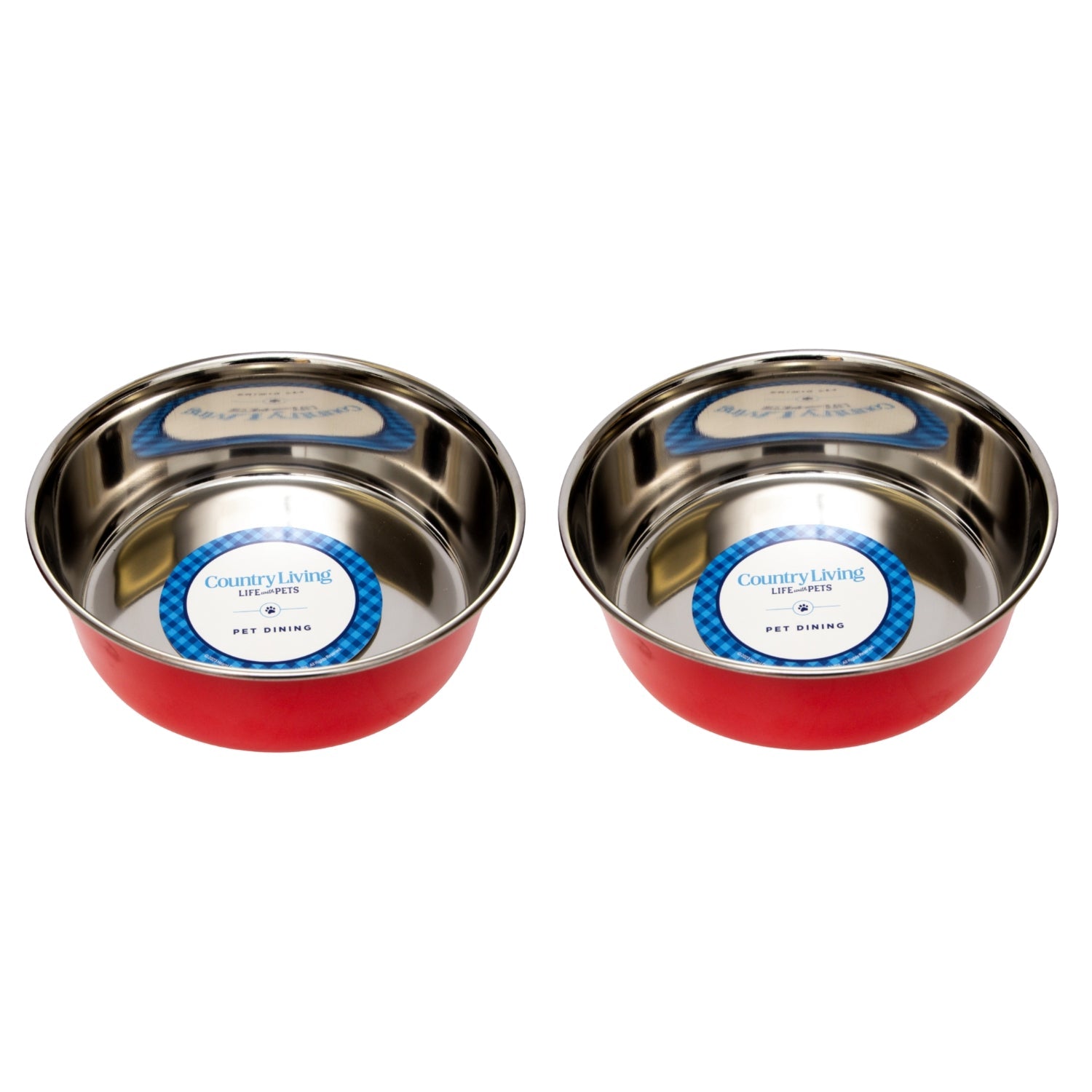 Heavy Gauge Stainless Steel Dog Bowl Set