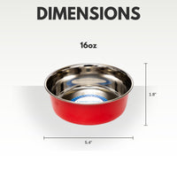 Heavy Gauge Stainless Steel Dog Bowl Set