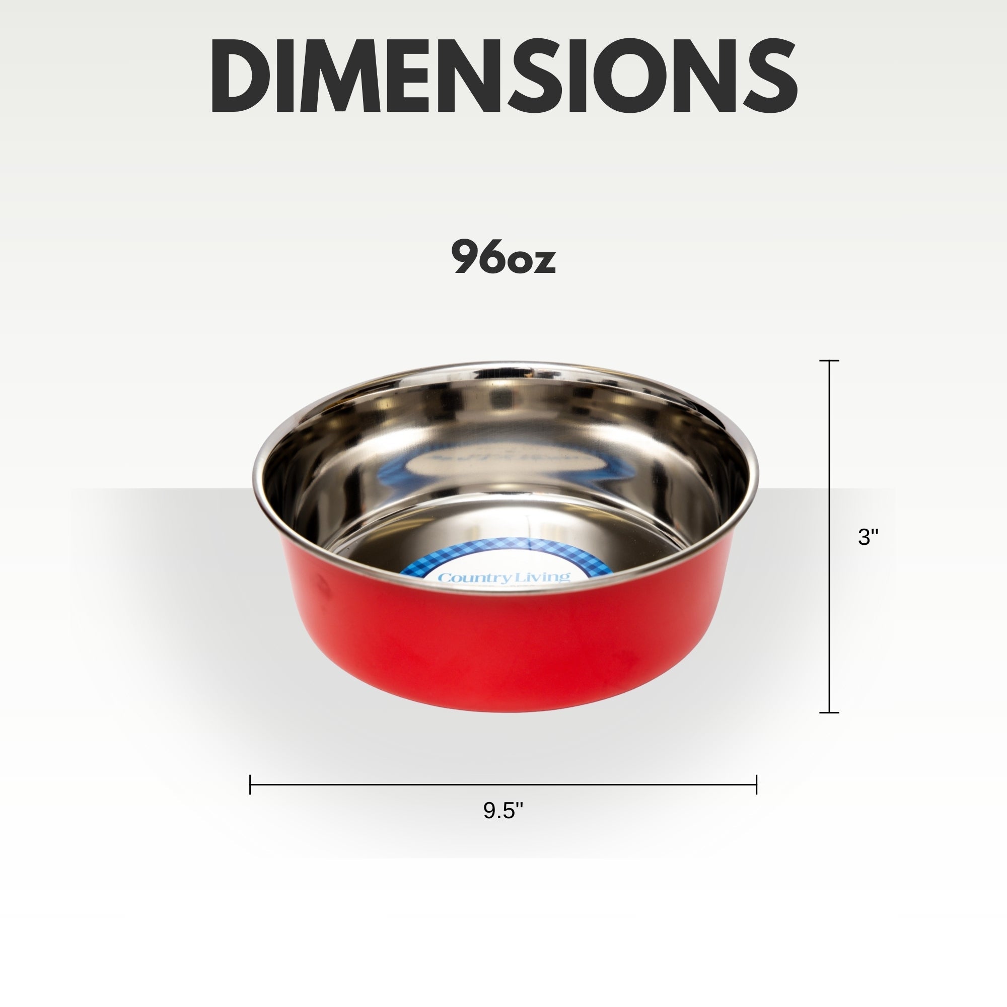 Heavy Gauge Stainless Steel Dog Bowl Set
