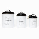Pet Treat Storage Canisters – Set of 3
