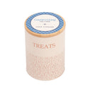Country Living Dog Treat Canisters - Set of 2 Carbon Steel Jars with Bamboo Lids – White Swan