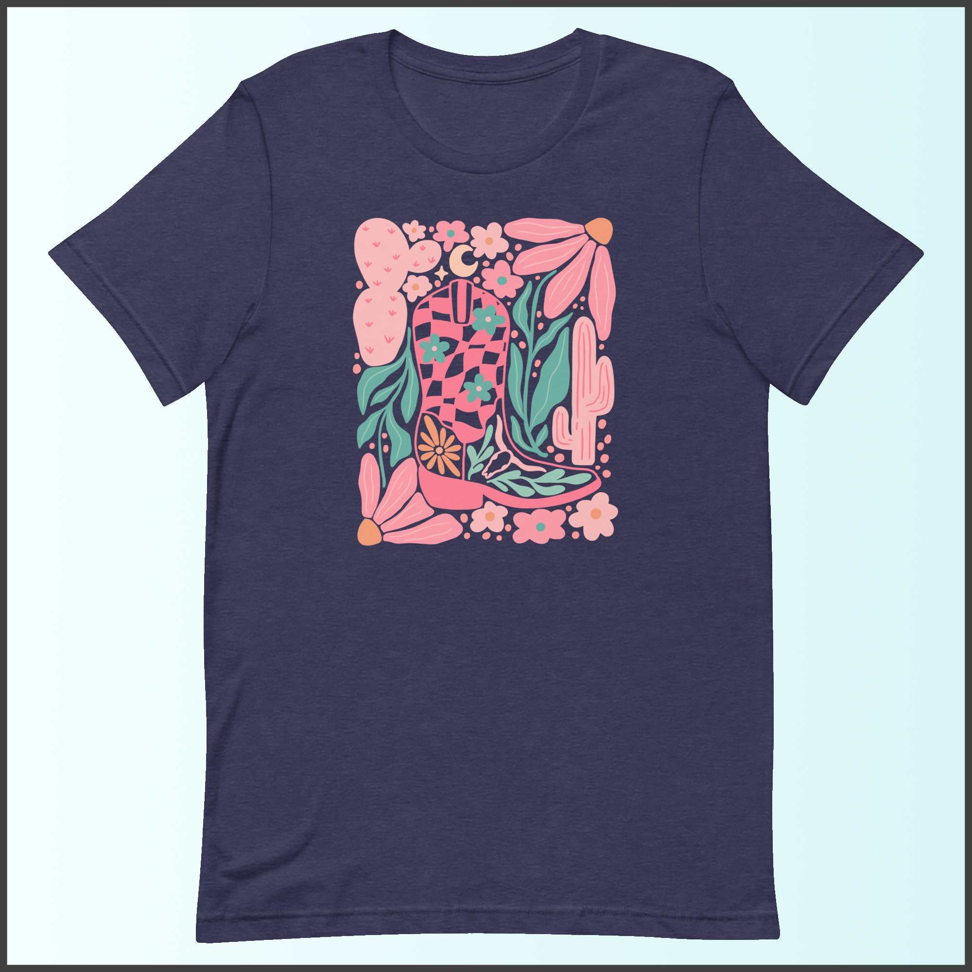 Cowgirl Boot - Western Design Unisex T-shirt