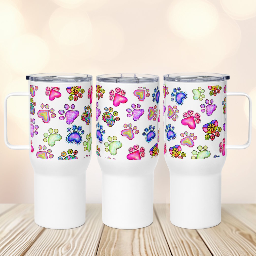 Crazy Paws Travel Mug