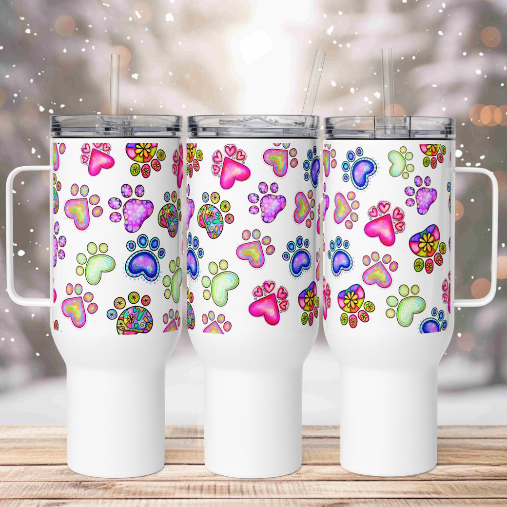 Crazy Paws Travel Mug