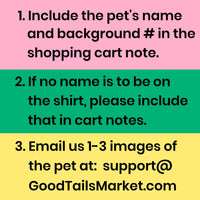 Custom Personalized Dog, Cat Picture and Name Unisex T-shirt