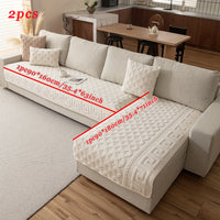 L Shape Couch Cover – Heavy Duty Waterproof Couch Cover for Dogs, Stylish Green Sofa Protector