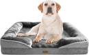 Orthopedic Dog Bed Sofa with Bolster Washable Cover Waterproof Liner