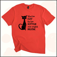 You've Cat to be Kitten Me Right Meow Unisex Youth T-shirt