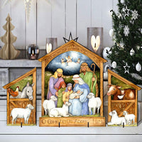 O Come Let Us Adore Him Nativity Scene Lawn Art
