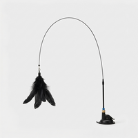 Cat Teaser Toy - Feather Wand