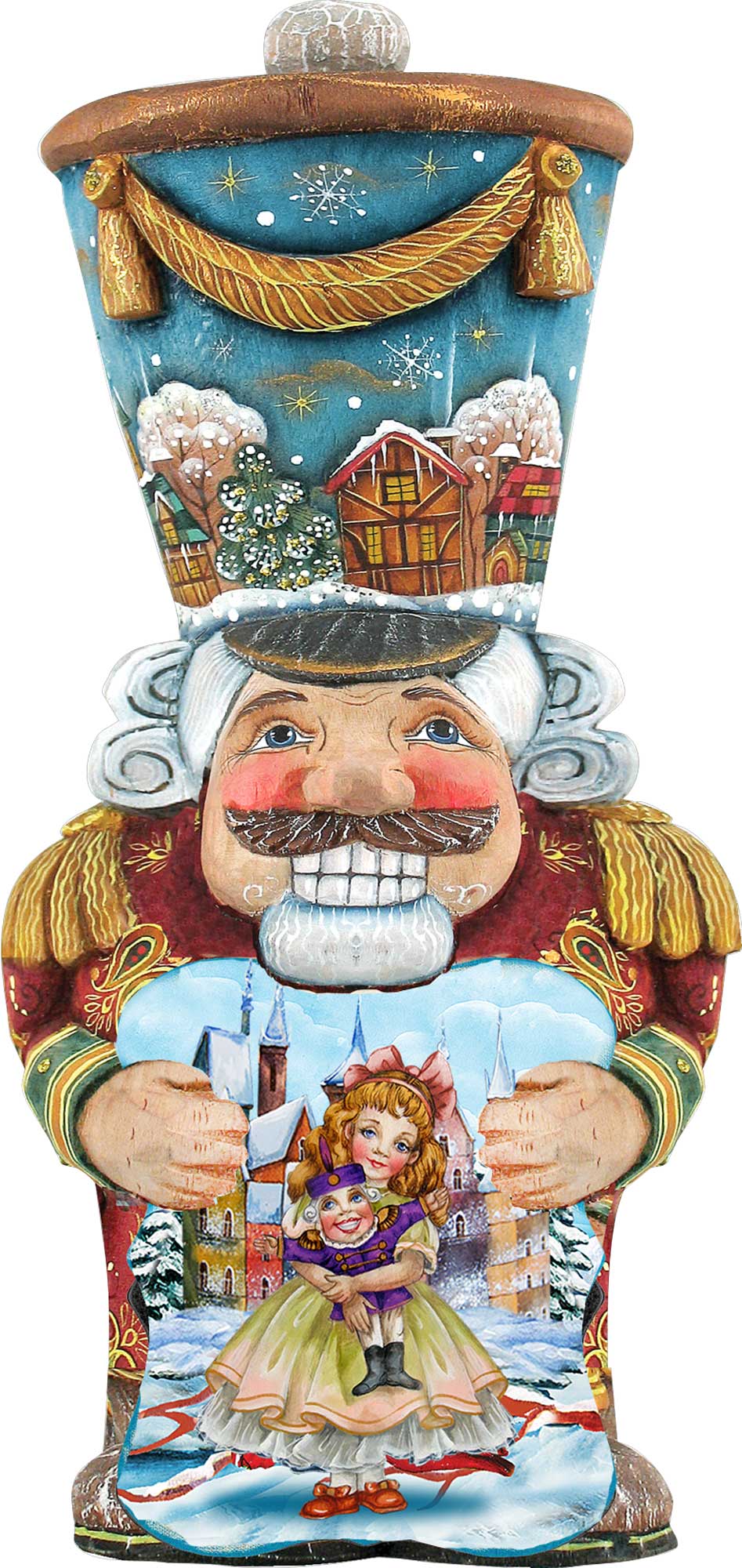 Traditional Nutcracker Christmas Door Decor