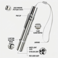 3-in-1 Laser Pet Toy & UV Flashlight Pen
