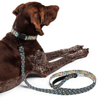 Moody Florals Dog Collar & Leash
