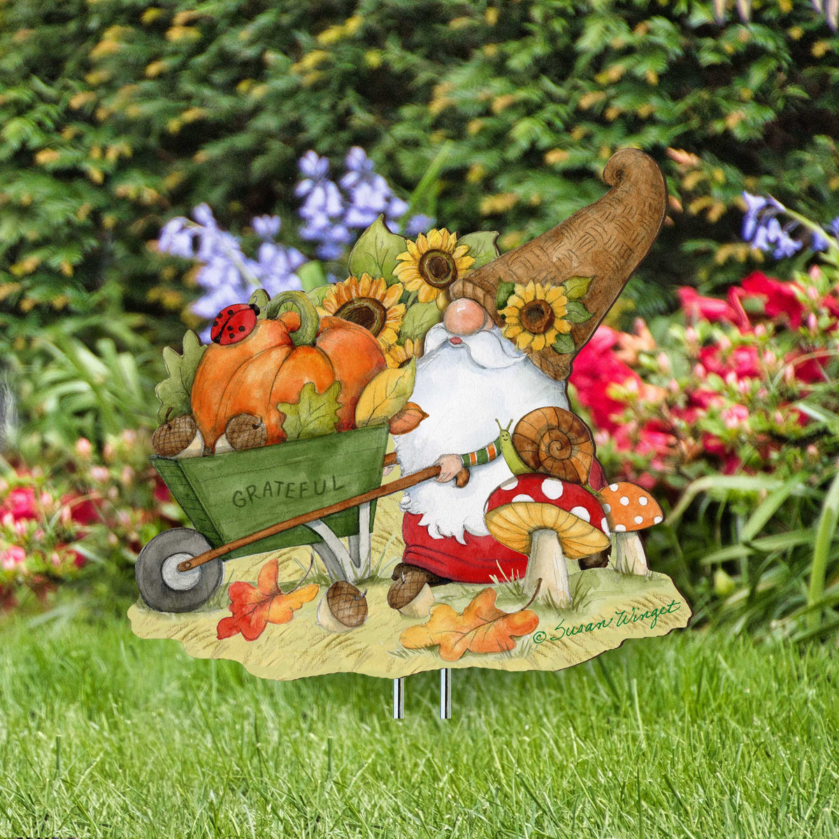 Fall Gnome Outdoor Garden Decor Set of 3