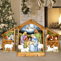 O Come Let Us Adore Him Nativity Scene Lawn Art