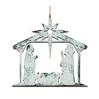 Rising Star Nativity Rustic Door Hanger
