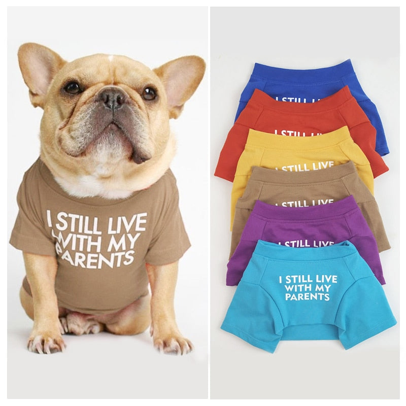 I Still Live With My Parents Pet T-Shirt