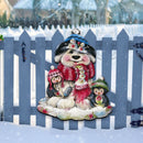 Puppy Dog & Penguins Door Hanger