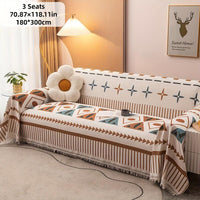 Vintage Slipcovers Couch | Plush Sofa Throw Cover for All Seasons