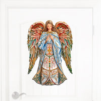 Elegant Angel of Hope Wood Art
