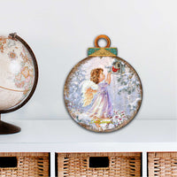 Little Christmas Angel Door Hanger Art