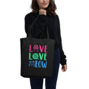 Live, Love, Meow Cat Eco-friendly Tote Bag