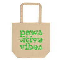 Pawsitive Vibes Eco-friendly Tote Bag