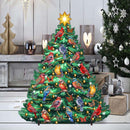 Christmas Tree & Winter Birds Freestanding Decoration